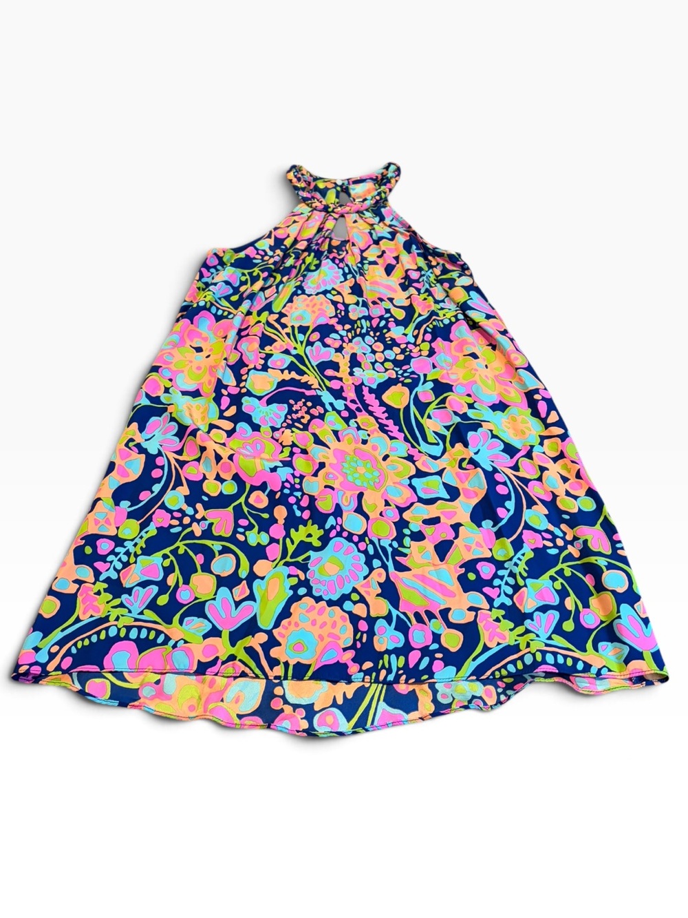 ALICE & TRIXIE bright colored silk dress